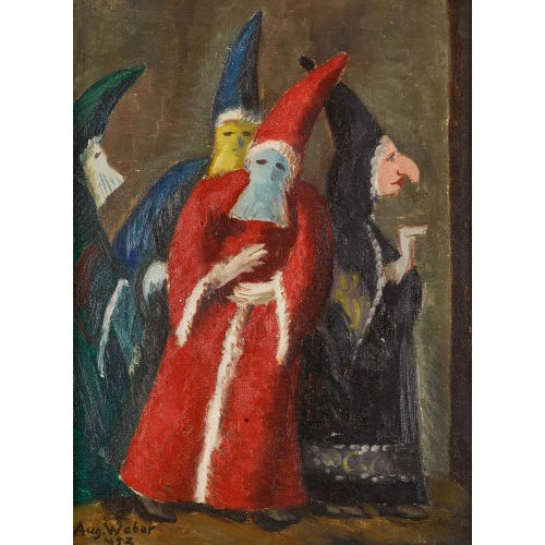 AUGUST WEBER : Am Karneval (DOBIASCHOFSKY AUKTIONEN AG)