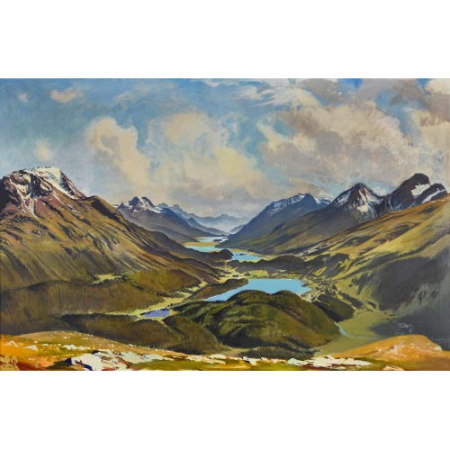 PAUL WYSS : St. Moritzer-, Silvaplaner- und Silsersee (DOBIASCHOFSKY AUKTIONEN AG)