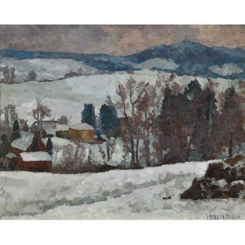 MAURICE ROBERT : Winterlandschaft (DOBIASCHOFSKY AUKTIONEN AG)