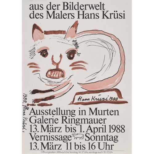 HANS KR�SI : Tigerkatze (DOBIASCHOFSKY AUKTIONEN AG)