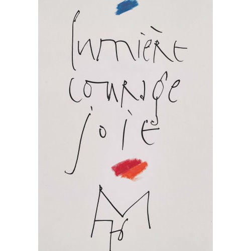 RUDOLF MUMPRECHT : 'lumi�re courage joie' (DOBIASCHOFSKY AUKTIONEN AG)