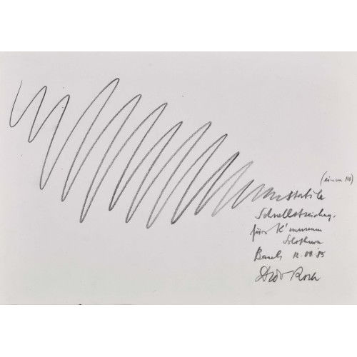 DIETER ROTH : 'Schnellstzeichnung f�rs Kunstmuseum Solothurn' (DOBIASCHOFSKY AUKTIONEN AG)