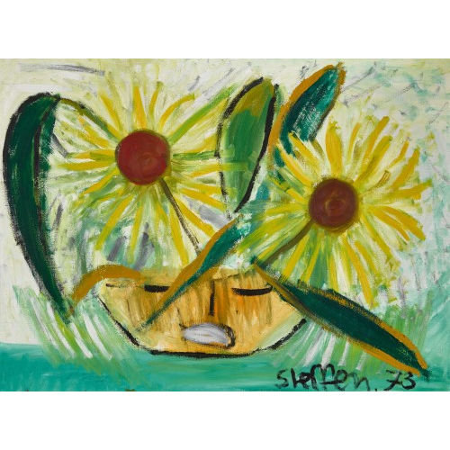 WALTER ARNOLD STEFFEN : Sonnenblumen (DOBIASCHOFSKY AUKTIONEN AG)