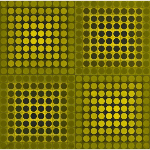 VICTOR VASARELY : 'A black' (DOBIASCHOFSKY AUKTIONEN AG)