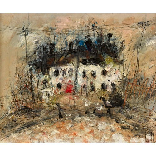RUDOLF) RUOT (EIGTL. OTTISCHNIG : 'La maison des pauvres' (DOBIASCHOFSKY AUKTIONEN AG)