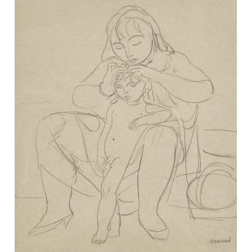 MAURICE BARRAUD : 'La chercheuse de poux' (DOBIASCHOFSKY AUKTIONEN AG)