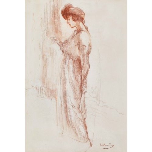 OTTO VAUTIER : Jeune femme (DOBIASCHOFSKY AUKTIONEN AG)