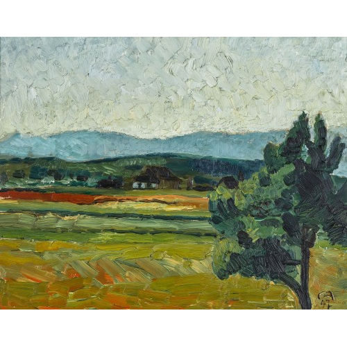 CUNO AMIET : 'Landschaft am Juras�dfuss' (DOBIASCHOFSKY AUKTIONEN AG)
