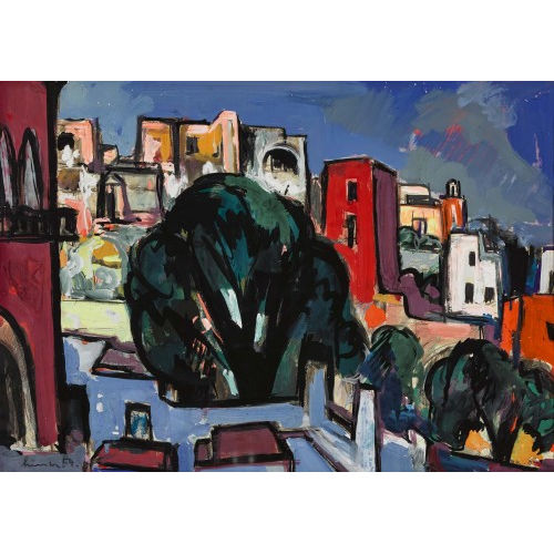 CARL WALTER LINER : S�dliche Stadtpartie (DOBIASCHOFSKY AUKTIONEN AG)