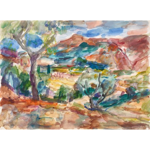MANFRED HENNINGER : Weiche Landschaft (DOBIASCHOFSKY AUKTIONEN AG)