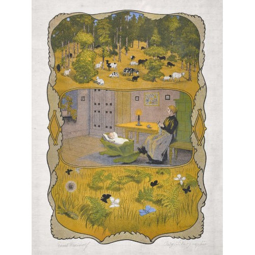 ERNST KREIDOLF : Wiegenlied (DOBIASCHOFSKY AUKTIONEN AG)