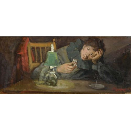 PIERRE STAMPFLI : Der nachdenkliche Harlekin (DOBIASCHOFSKY AUKTIONEN AG)