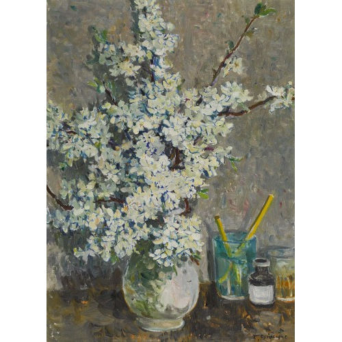 FERNAND GIAUQUE : Bl�hende Zweige in Vase (DOBIASCHOFSKY AUKTIONEN AG)