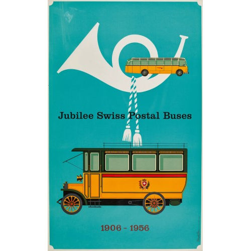 DONALD BRUN : 'Jubilee Swiss Postal Buses 1906-1956' (DOBIASCHOFSKY AUKTIONEN AG)
