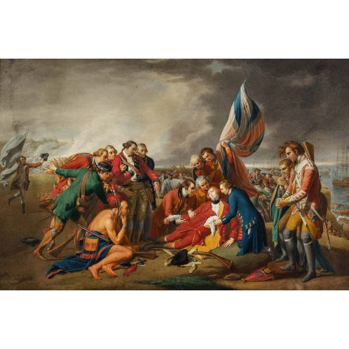 BENJAMIN WEST : The Death of General Wolfe (DOBIASCHOFSKY AUKTIONEN AG)