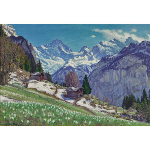 WALDEMAR THEOPHIL FINK : 'Lenzen im Gebirge' (DOBIASCHOFSKY AUKTIONEN AG)