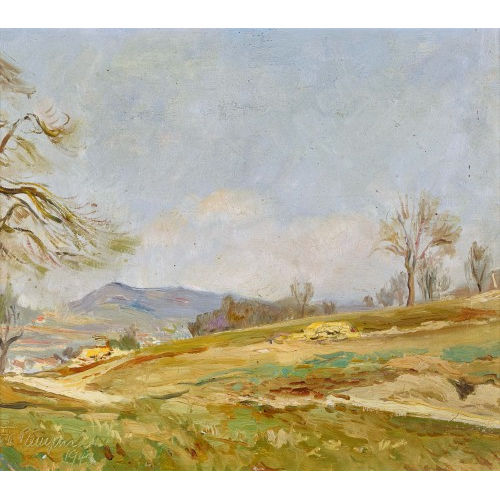 FRITZ P�MPIN : Fr�hlingslandschaft (DOBIASCHOFSKY AUKTIONEN AG)