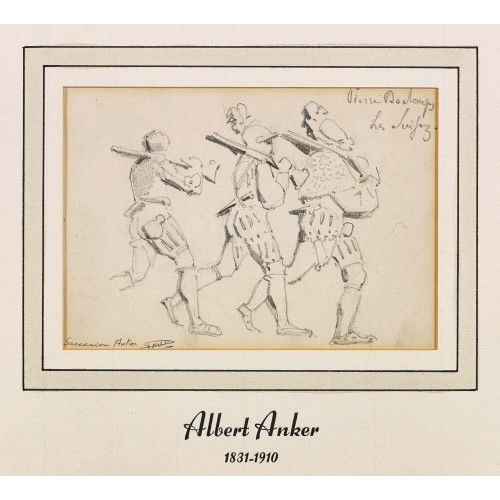 ALBERT ANKER : 'Les Suisses' (DOBIASCHOFSKY AUKTIONEN AG)