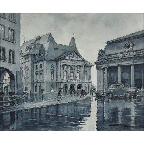 PIERRE CH�TILLON : Der Casinoplatz in Bern (DOBIASCHOFSKY AUKTIONEN AG)