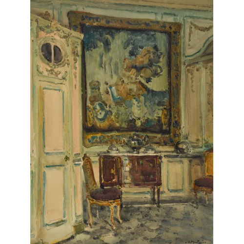 AGRICOL LOUIS MONTAGN� : 'La Tapisserie - Ch�teau de Barbentane' (DOBIASCHOFSKY AUKTIONEN AG)