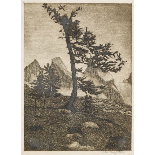GOTTARDO SEGANTINI : Engadiner Landschaft (DOBIASCHOFSKY AUKTIONEN AG)