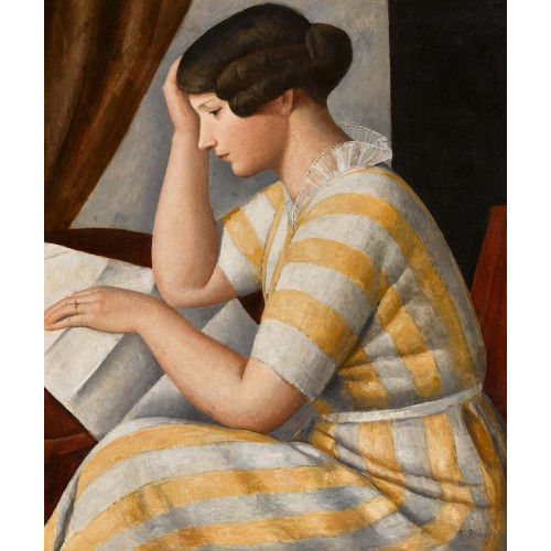 PAUL TH�OPHILE ROBERT : 'Liseuse' (DOBIASCHOFSKY AUKTIONEN AG)