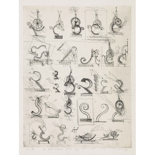 JEAN TINGUELY : Brunnenstudien (DOBIASCHOFSKY AUKTIONEN AG)