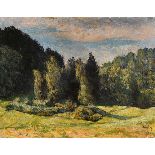 REINHOLD K�NDIG : Waldrand im Sonnenlicht (DOBIASCHOFSKY AUKTIONEN AG)