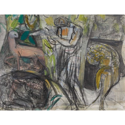 MAURICE BARRAUD : Orpheus mit den wilden Tieren (DOBIASCHOFSKY AUKTIONEN AG)