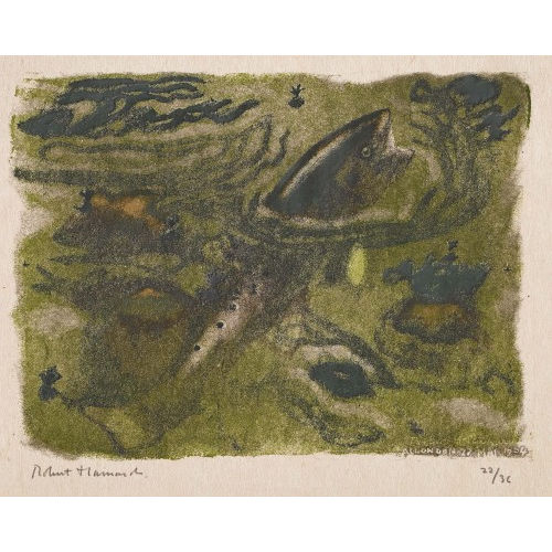 ROBERT HAINARD : 'Truite moucheronnant' (DOBIASCHOFSKY AUKTIONEN AG)