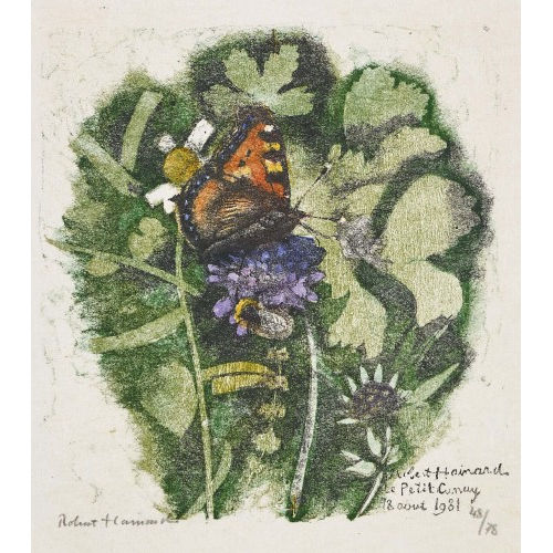 ROBERT HAINARD : 'Petite tortue et scabieuse' (DOBIASCHOFSKY AUKTIONEN AG)