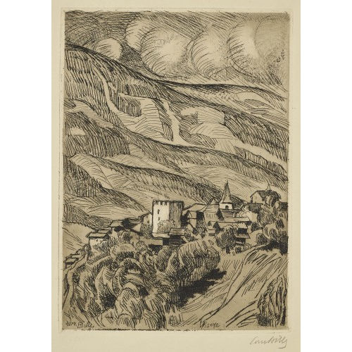 EDMOND BILLE : 'Vissoye' (DOBIASCHOFSKY AUKTIONEN AG)