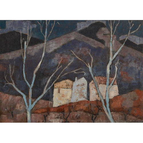 FRANK (EIGTL. RAYMOND MILO : 'Paysage bleu' (DOBIASCHOFSKY AUKTIONEN AG)
