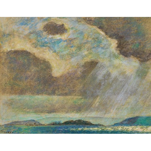 JAN PIETER TERWEY : Gewitterlandschaft (DOBIASCHOFSKY AUKTIONEN AG)