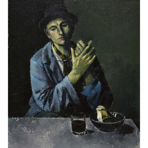 CHARLES PAUL REYNOLD BARRAUD : 'Le buveur' (DOBIASCHOFSKY AUKTIONEN AG)