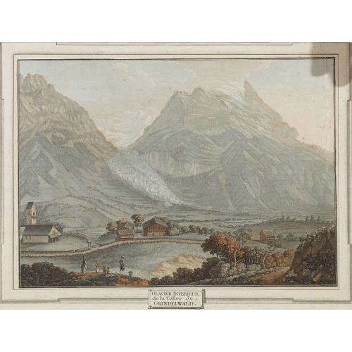 FRIEDRICH ROSENBERG : 'Glacier Inf�rieur de la Vallee de Grindelwald' (DOBIASCHOFSKY AUKTIONEN AG)