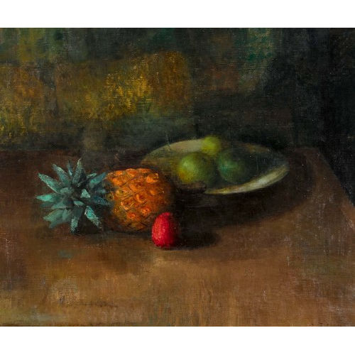 JOHANN WILHELM VON TSCHARNER : Stillleben mit Ananas (DOBIASCHOFSKY AUKTIONEN AG)