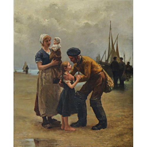 GABRIEL GRUCHY : Die Heimkehr des Fischers (DOBIASCHOFSKY AUKTIONEN AG)