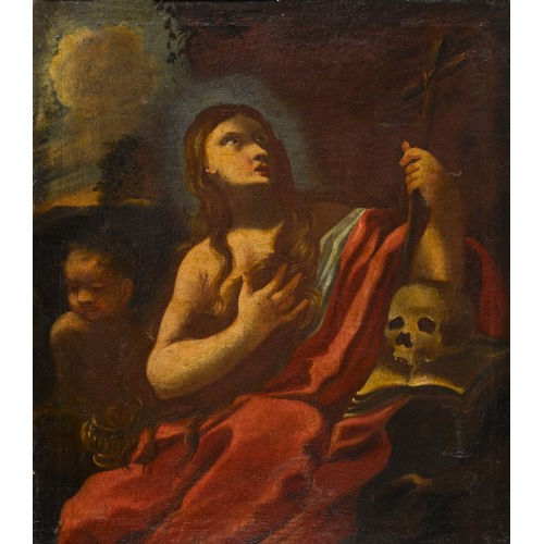 17. JH. ITALIEN : Die b�ssende Maria Magdalena (DOBIASCHOFSKY AUKTIONEN AG)