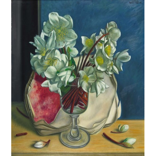 AIM� VICTOR BARRAUD : Nature morte aux roses de No�l (DOBIASCHOFSKY AUKTIONEN AG)