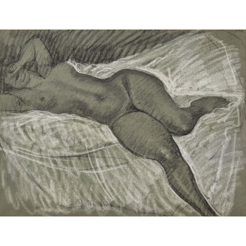 TH�OPHILE-ALEXANDRE STEINLEN : Femme nue allong�e (DOBIASCHOFSKY AUKTIONEN AG)