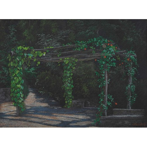 ERNST KREIDOLF : Bewachsene Pergola (DOBIASCHOFSKY AUKTIONEN AG)