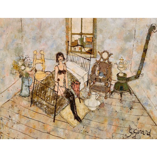 GEORGES GIRARD : 'La chambre' (DOBIASCHOFSKY AUKTIONEN AG)
