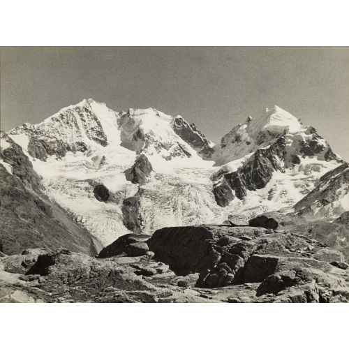 20. JH. SCHWEIZ : 'Piz Bernina und Piz Roseg' (DOBIASCHOFSKY AUKTIONEN AG)