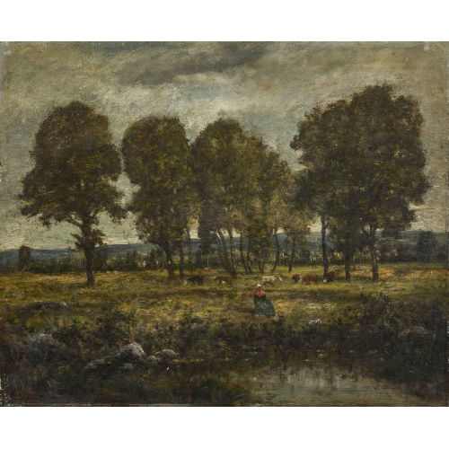 TH�ODORE ROUSSEAU : La Mare (DOBIASCHOFSKY AUKTIONEN AG)