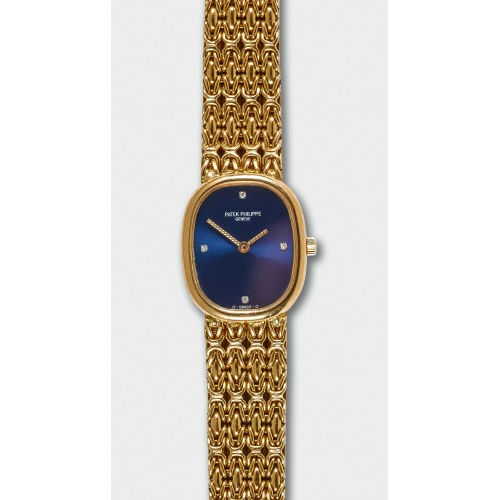 DAMENARMBANDUHR : Patek Philippe, Golden Ellipse, um 1993 (DOBIASCHOFSKY AUKTIONEN AG)