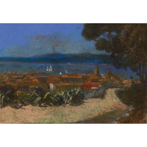 WERNER NEUHAUS : 'Hafen von St. Tropez' (DOBIASCHOFSKY AUKTIONEN AG)