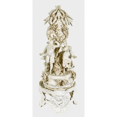 FIGURENGRUPPE : Capodimonte, 19. Jh (DOBIASCHOFSKY AUKTIONEN AG)