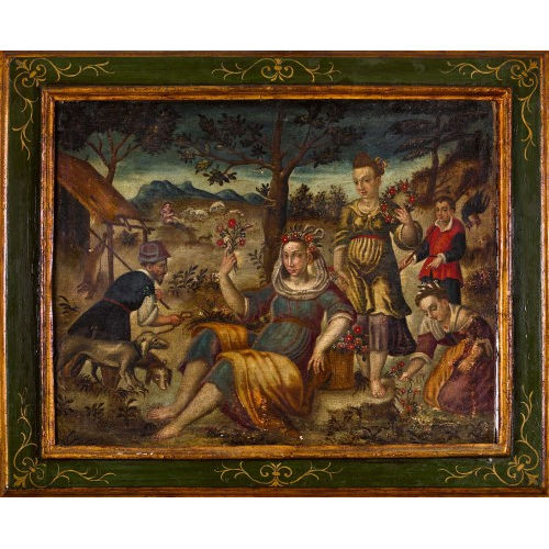 18. JH. ITALIEN : Allegorie des Fr�hlings (DOBIASCHOFSKY AUKTIONEN AG)