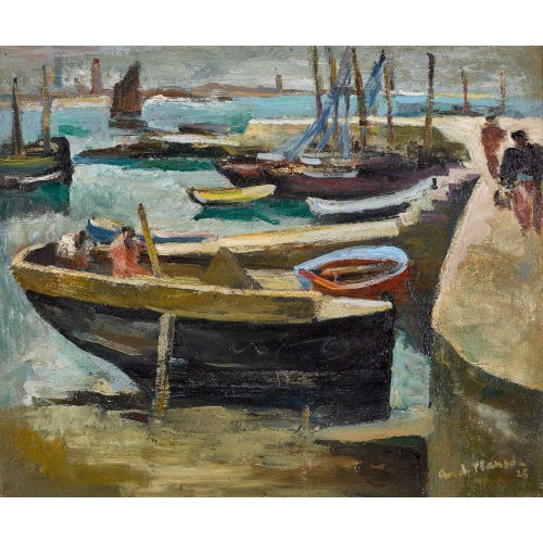 ANDR� PLANSON : Le port (DOBIASCHOFSKY AUKTIONEN AG)